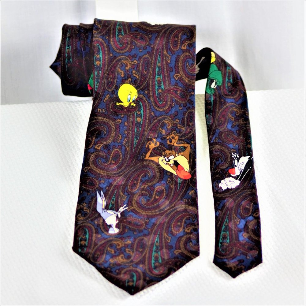 Warner Bros. Vtg 1994, Looney Tunes Mania Tie